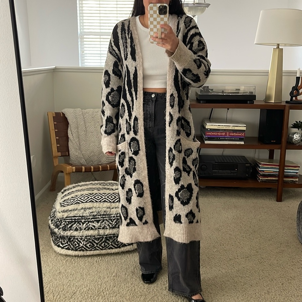 Leopard cardigan